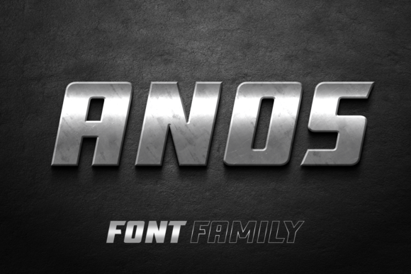 Anos: Bold Font for Creative Creations