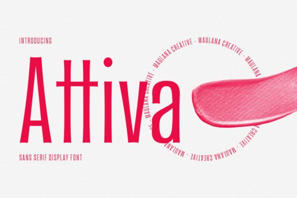 Attiva: A Modern Display Font