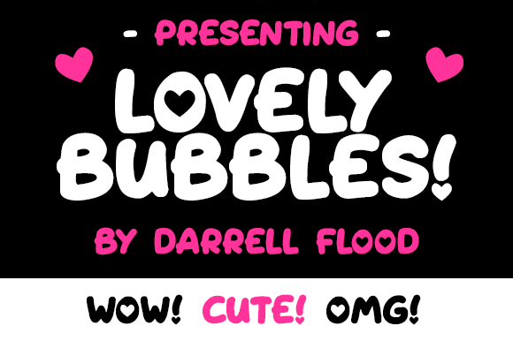 Beautiful Bubbles Font for Creative Design