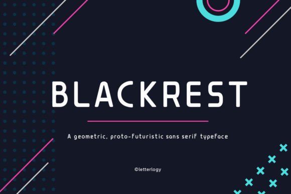 Blackrest: A Futuristic Font for Bold Design