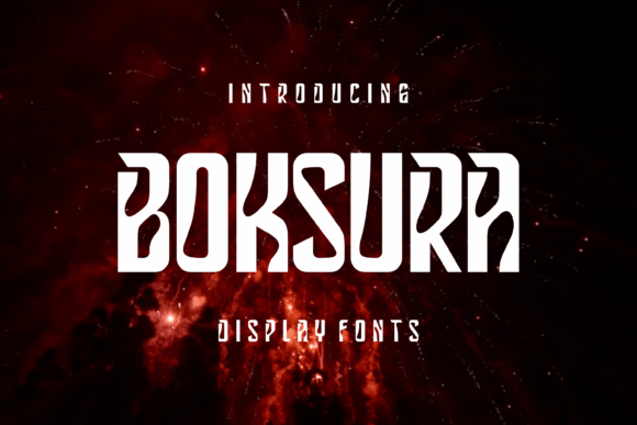 Boksura: A Modern Display Font for Creative Campaigns