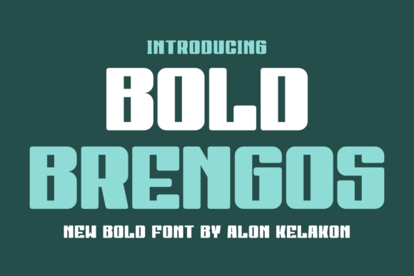 Bold Brengos Font for Impactful Design