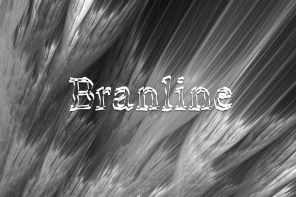 Branline: A Horror-Style Display Font