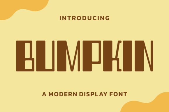 Bumpkin Font – Bold Display Type