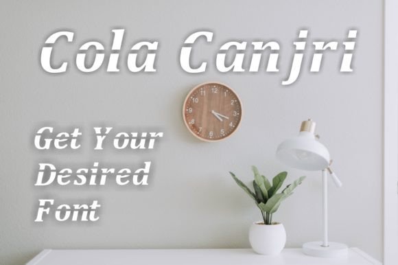 Cola Canjri Font Review