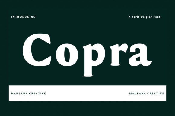 Copra Font: Modern Serif for Campaigns
