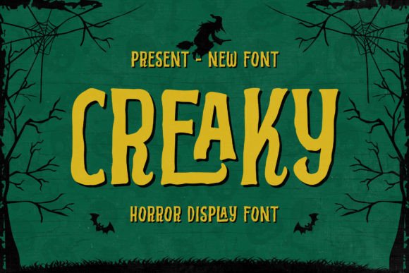 Creaky Font for Spooky Creations
