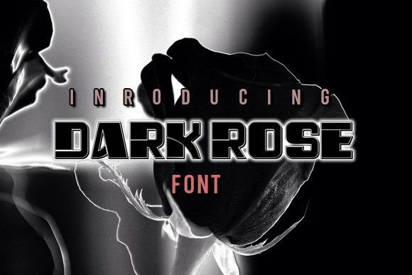 Dark Rose Font for Bold Web Design