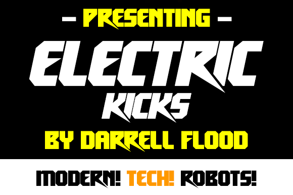 Electric Kicks Font for Creative Projects