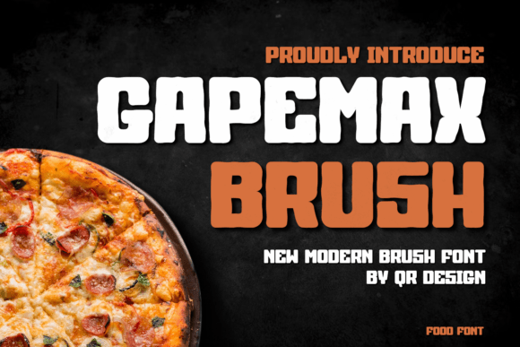 Gapemax Brush: A Bold Display Font for Creative Branding