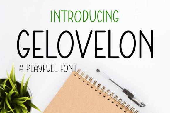 Gelovelon Font for Creative Campaigns