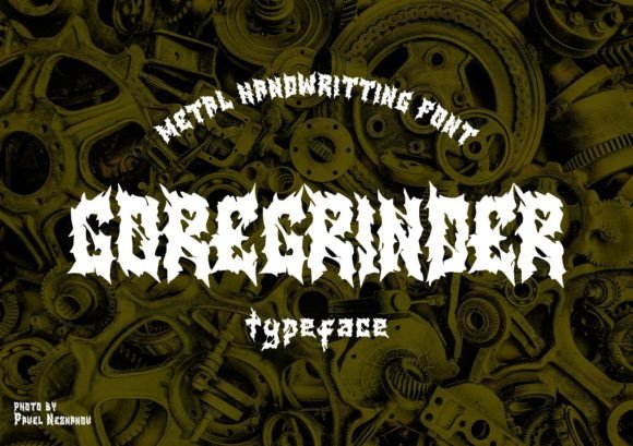 Goregrinder Font for Creative Makers