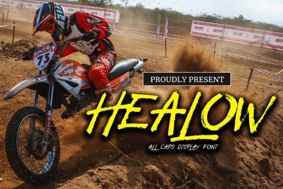 Healow: A Brush Font for Creative Makers