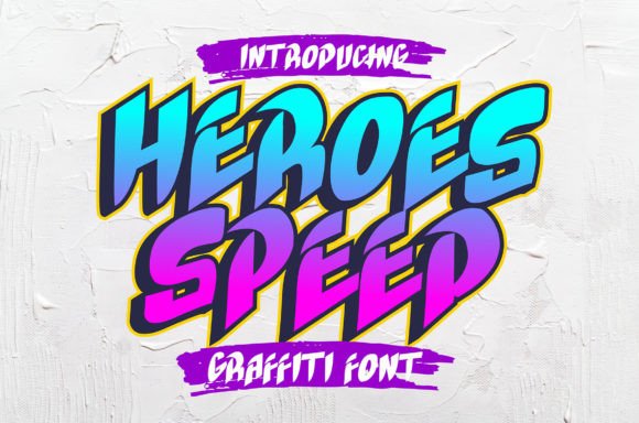 Heroes Speed Font Review