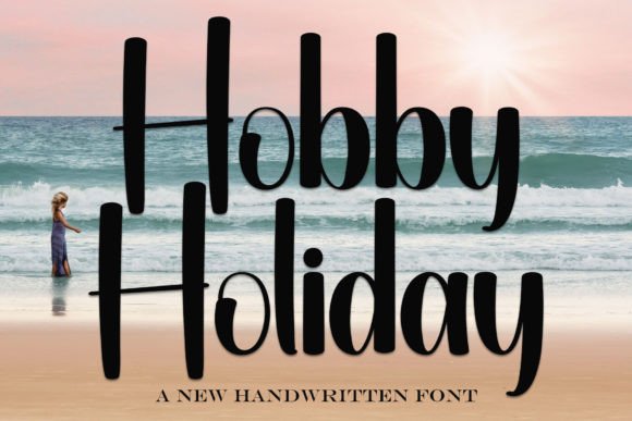 Hobby Holiday Font for Business Branding