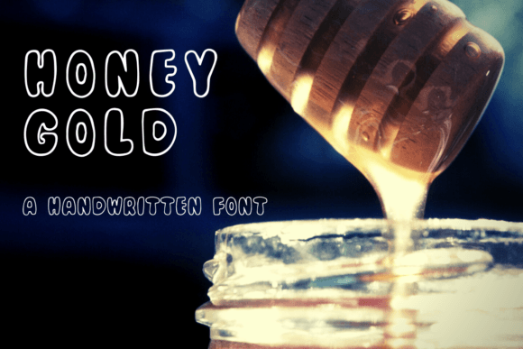 Honey Gold Font for Web Design