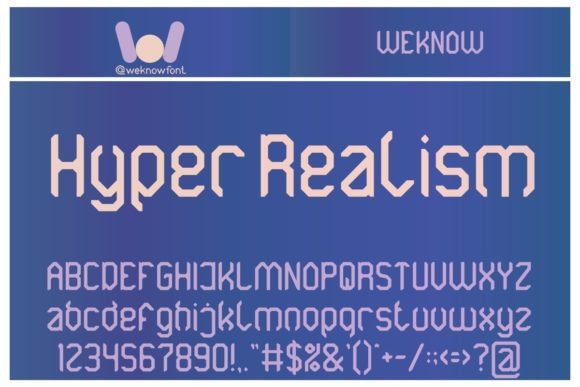 Hyper Realism Font for Bold Design
