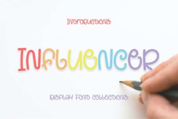 Influencer Font for Creative Brands