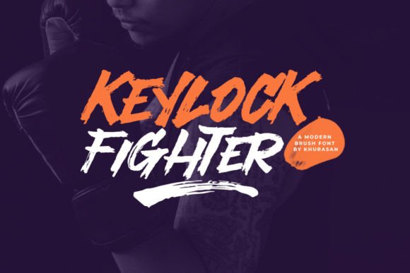 Keylock Fighter Font for Creative Projects