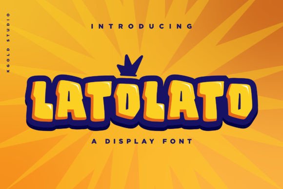Latolato: A Bold Display Font