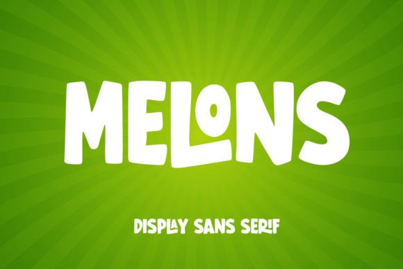 Melons Font for Creative Projects