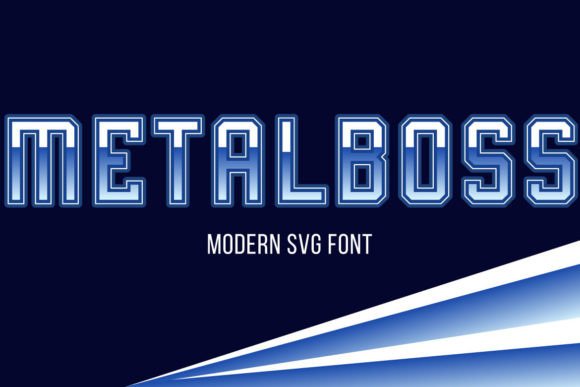 Metalboss Font for Bold Web Design