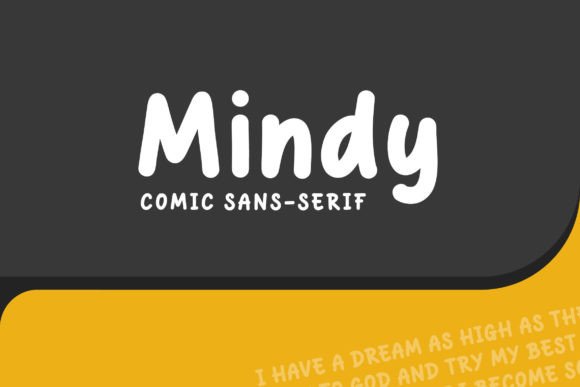 Mindy: A Playful Display Font