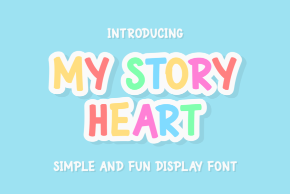 My Story Heart Font