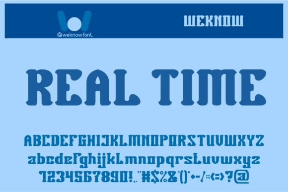 Real Time Font for Bold Campaigns