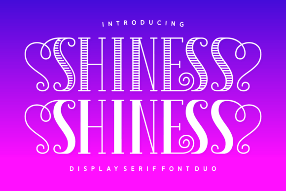Shiness: A Premium Display Font