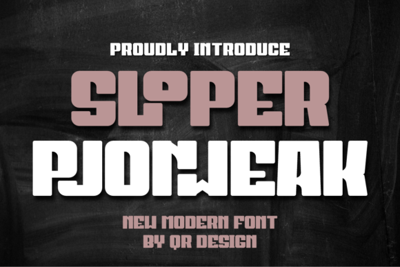 Sloper Pjonweak Font for Bold Branding