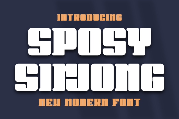 Sposy Sinjong Font Review